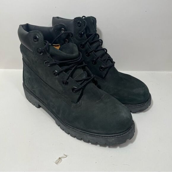 Timberland Black Leather Utility Boots - Picture 2 of 9